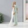 Polystone souvenir "In love. Kiss" white-green 15.5x6x29.5 cm