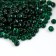 Beads "Zlatka" GR 08/0, 3 mm, 10 g dark green