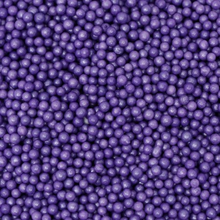 Confectionery sprinkling balls 2 mm, glossy lilac, 50 g