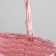 Wicker basket, willow, 30x21x12x25 cm, pink