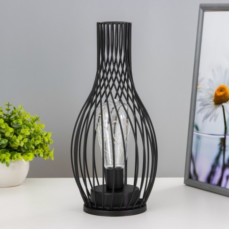 Night -night "flask" from 3XAA batteries black 14x14x29 cm Risalux