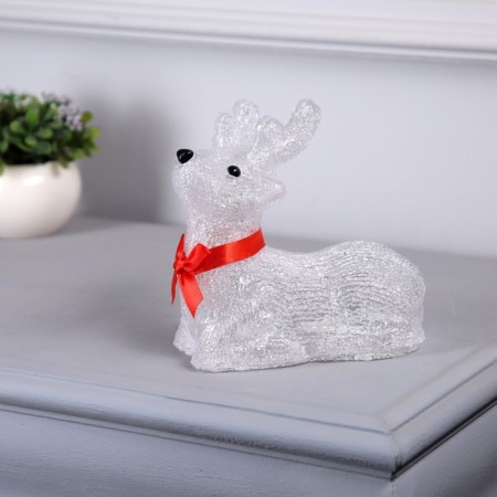 LED figure "Olenenok" 15 × 16 × 10 cm, acrylic, 20 LED, batteries AA × 3, glow white-1