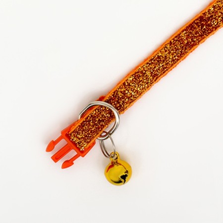Collar "chic", 33 x 1 cm, orange-3