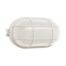 LED LEC lamp, 6 W, IP54, 6500K, 220V, oval, plastic, white
