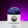 Light device "Star Sky" 12 cm, speaker, removable hemisphere, glow RGB, 220 V