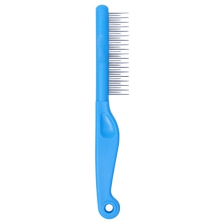 Delight comb, diveting 18/19 teeth 13/22 mm, plastic handle, blue-2