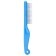 Delight comb, diveting 18/19 teeth 13/22 mm, plastic handle, blue