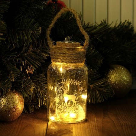 Happy New Year lighting decor 6 × 6 × 12.5 cm-1