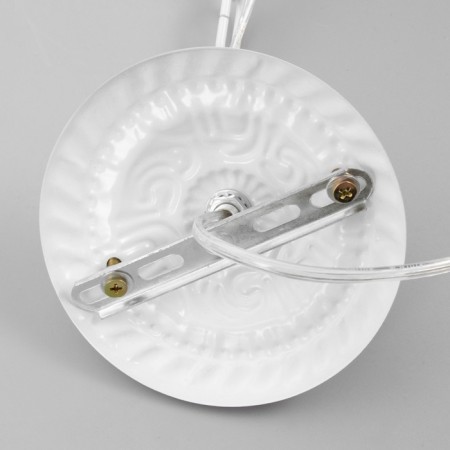 Bayerlux lamp "Castillio" 1he27 60W white 13x13x15-50cm-6