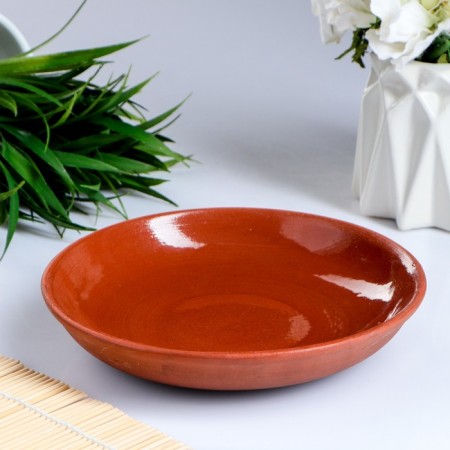 Set of dishes "pancake" (hammering)-3