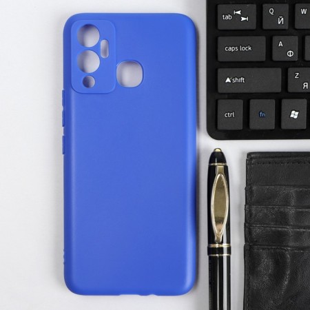 Red Line Ultimate Case, for Infinix Hot 12 Play, silicone, blue