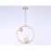Suspended lamp with a change of lamp Ambrella Light, Crystal, Tr5428, G9, Color Gold