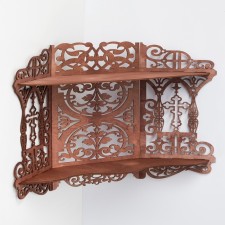 Iconostasis No. 9, nut color, 42x22xx52 cm