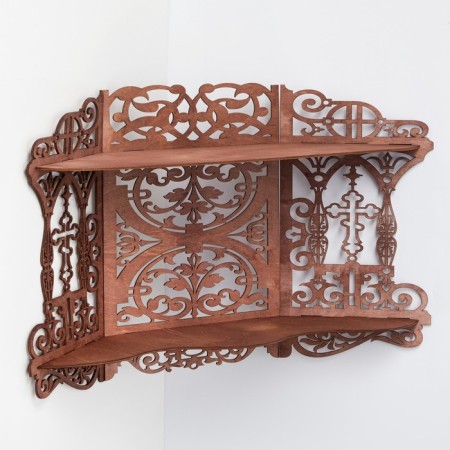 Iconostasis No. 9, nut color, 42x22xx52 cm