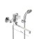 Vidima Bath mixer "Logik", wall, pour 250 mm, chrome