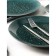 Porcelain plate flat Natur Sea, D = 16.5 cm, turquoise color