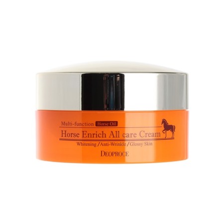 Facial cream is nutritious with horse fat DEOPROCE 100 gr.