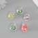 Suspension for creativity Plastic "Ball - Sea Time" MIX 2.5x2x2 cm