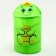 A basket for storing toys "dinosaurus" with handles and a lid, 55 x 33 x 33 cm, green