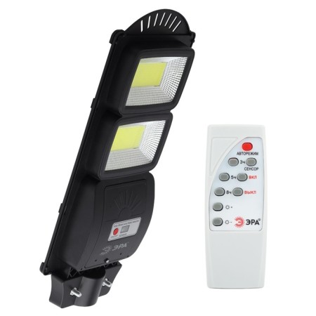 Console lamp era on a sunny battery with a motion sensor -ip65, 40w, 750lm, 5000k, black-7