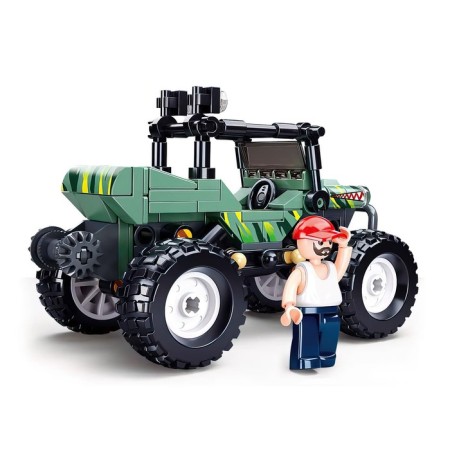 Designer SUV "Bigfoot" Sluban city, 155 details, 6+-2
