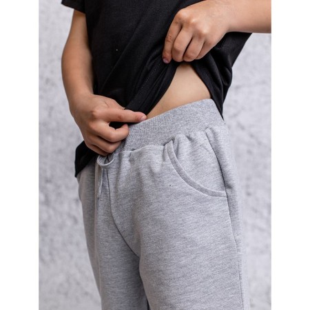 Shorts for a boy, height 116 cm, gray color-1