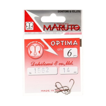 Hooks Maruto Optima 1562, color BR, No. 14, 6 pcs.
