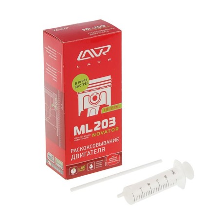 Раскоксовывание двигателя LAVR ML203 Novator, для двигателей более 2л, 320 мл Ln2507-1