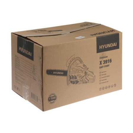 Hyundai x 3916, 2t, 1.5 kW, 2 hp, 16 ", step 3/8", groove 1.3 mm, 57 links-6