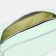 Lightning cosmetic bag, green color