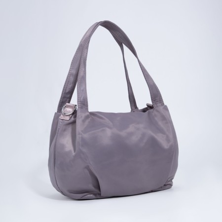 Bag-tout on zipper, gray color-2
