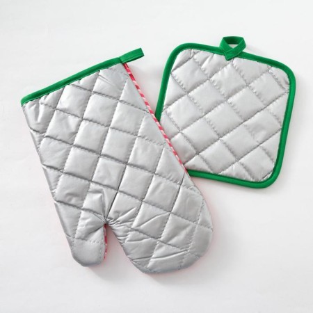 Kitchen set “Cactus” Take 17x17 cm, mitten 26x16 cm-2