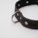 Collar leather embossed single-layer, dimensionless, 3 x 60 cm, Osh 42-55 cm, mix of flowers