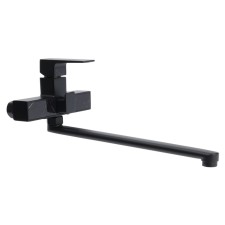 Accoona A71131F bath mixer, 25 mm cartridge, pour 35 cm, brass, black