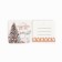 A set of 6 nameplate for gifts "Happiness", 6.5 x 5.1 cm, 6 pcs