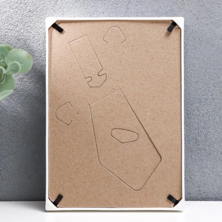 Photo frame plastic L-3 10x15 cm, white-2