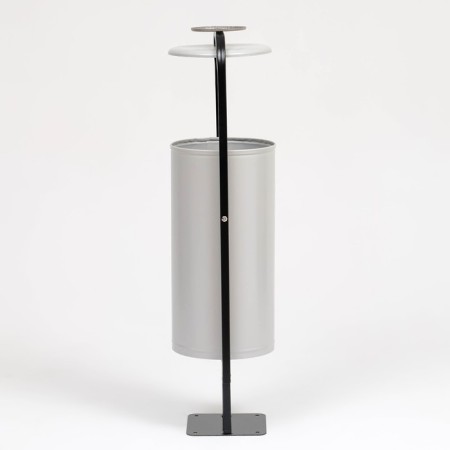 Urna Street "Saturn" 28 l, 104 x 31 x 26.5 cm, gray, tank 0.6 mm-1