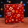 Gift box team with the window "Mandarins and gifts", 11.5 x 11.5 x 3 cm