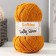 Yarn 70% acrylic, 30% silk "Softy Shine" 50 g 85 m color 21 burned sugar