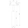 Lamp ceiling Elektrostandard, Diffe LED 5 W, 27x27x180 mm, IP20, Silver Color