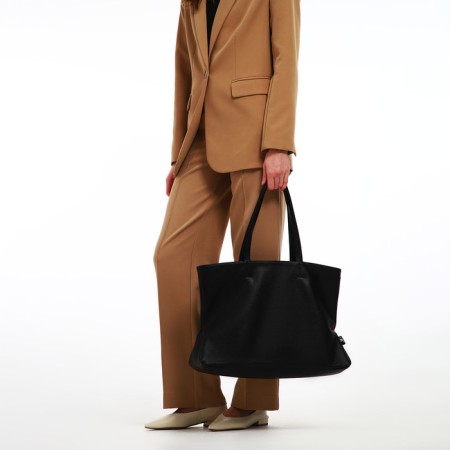 Female bag Textura, chover, large size, black color-10