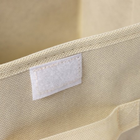 Stellyer box for storage with a lid of the share "Alva", 26 × 20 × 15 cm, beige color-2