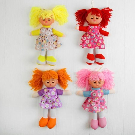 Soft toy "Doll Irishka", color mix-3