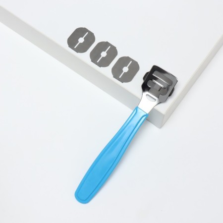 Pedicure machine, with interchangeable blades, 14 cm, PVC - case, color mix-2