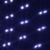 Light device "Snowflakes", IP65, white glow, 12 in