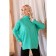 Female jumper, size 42, turquoise color