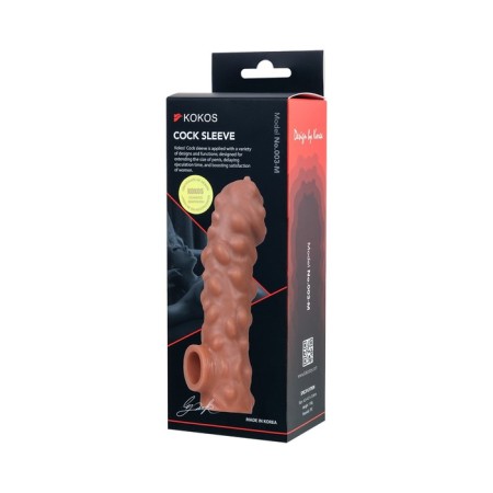 Kokos nozzle is realistic with additional stimulation, TPE, bodily, 15.6 cm-8