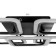 Causteen with PDU 59109/5 LED 150W 3000-6000K Dimmer black 56x56x12 cm Bayerlux