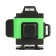 Laser level AMO LN 4D-360-4, 20 m, 520 nm, grade 2, magnetic compensator