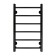 The electric heated tower "Sanprise" Aurora P6, 400x700 mm, universal, black